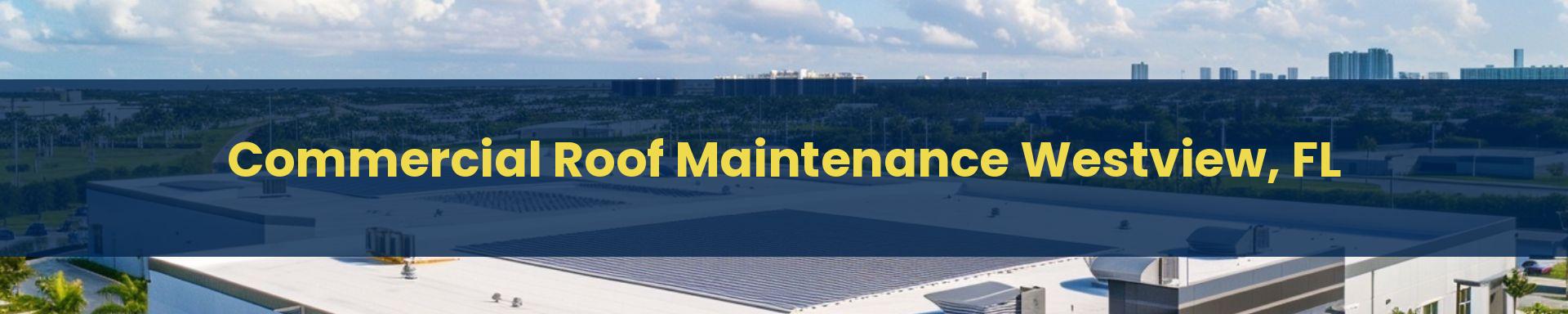 Commercial Roof Maintenance Westview, Florida